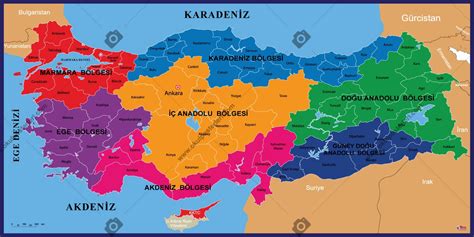 türkiye çoğrafi bölgeler